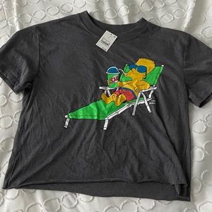 BNWT bart simpson crop top